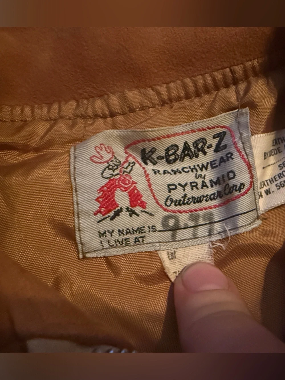 VTG 50s/60s K-Bar-Z Ranchwear (Suede & Leather Experts) Fringe Jacket Kid Size 8